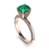 Classic Emerald Ring With A Twist - Leilani No. 5 image 1