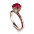 Classic Ruby Ring With A Twist - Leilani No. 56 image 1