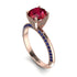 Classic Ruby Ring With A Twist - Leilani No. 71 image 1