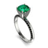 Classic Emerald Ring With A Twist - Leilani No. 36 image 1