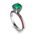 Classic Emerald Ring With A Twist - Leilani No. 51 image 1