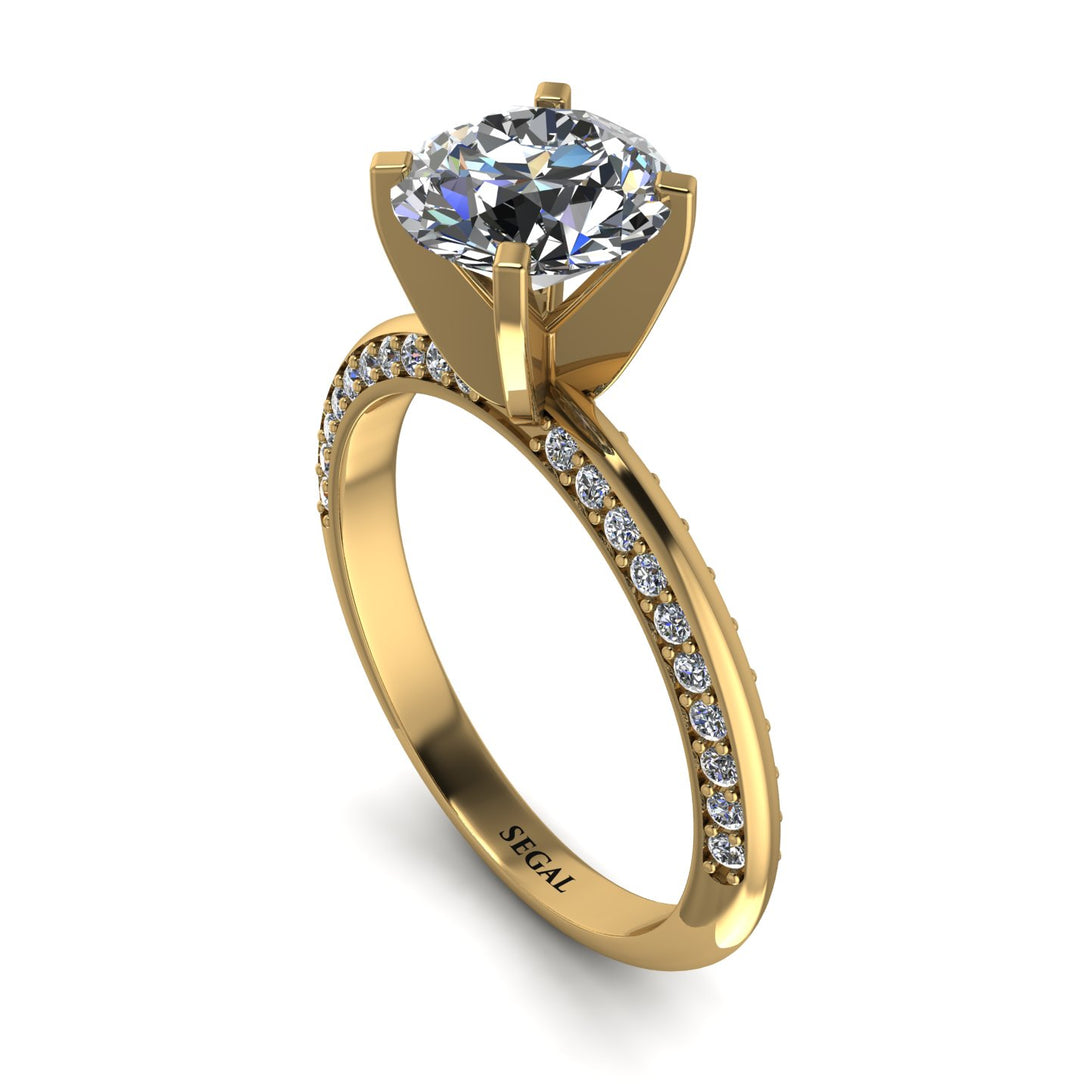 Classic Diamond Ring With A Twist - Leilani No. 1