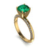 Classic Emerald Ring With A Twist - Leilani No. 4 image 1