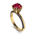 Classic Ruby Ring With A Twist - Leilani No. 70 image 1