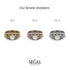 The Butterfly Stairs Bridal Set Diamond Ring- Amelia no. 1 image 5