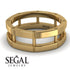 Architectural Minimalist Wedding Band - James No. 1 image 6
