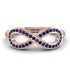 Infinity Sapphire Ring - Alexa No. 14 image 1