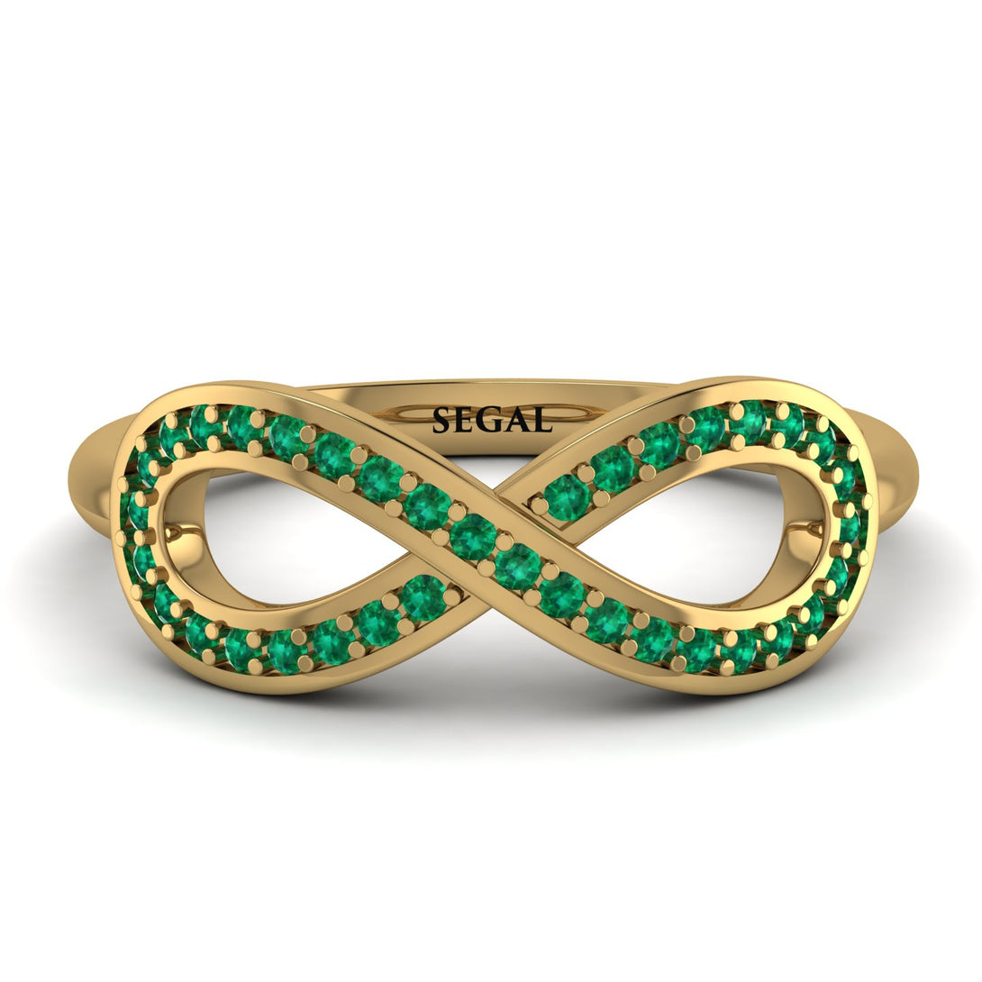 Infinity Emerald Ring - Alexa No. 4