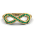Infinity Emerald Ring - Alexa No. 4 image 1