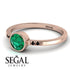 Bezel Minimalist Emerald Ring - Kinsley No. 20 image 3