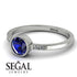 Bezel Minimalist Sapphire Ring - Kinsley No. 15 image 3