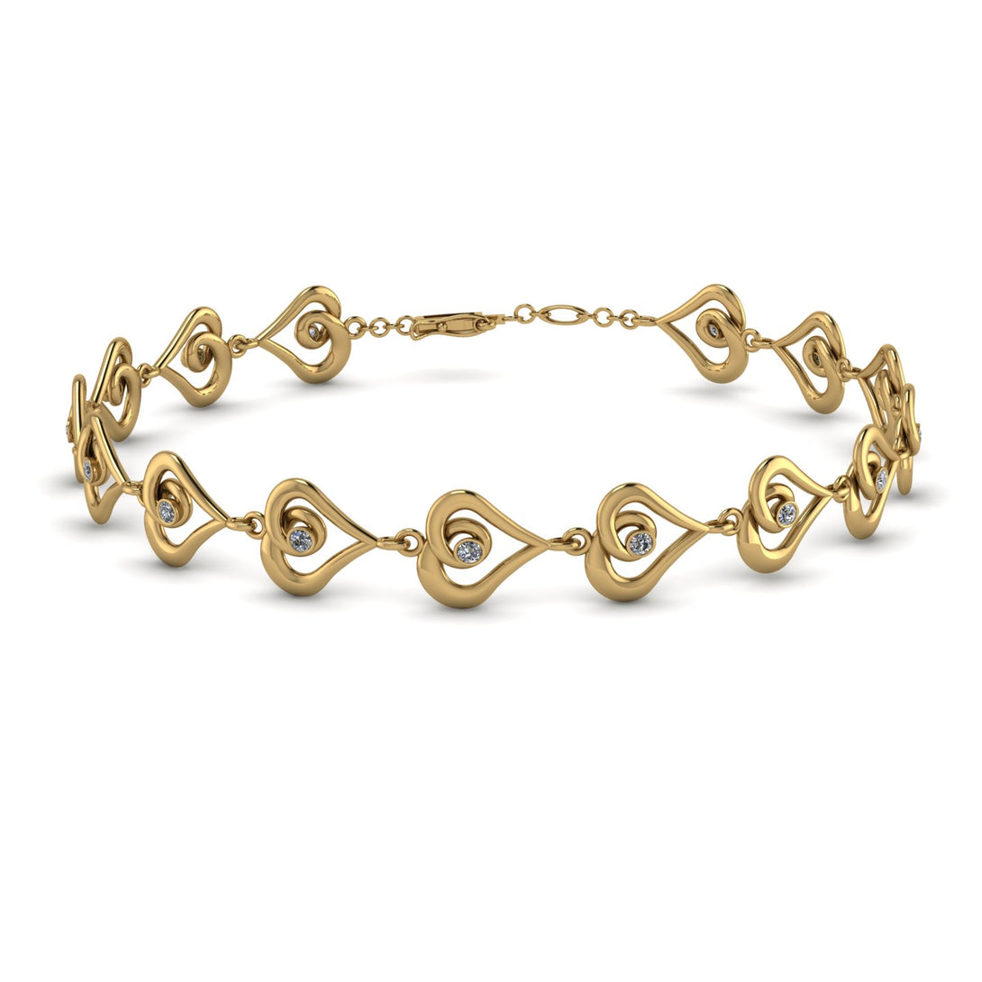Heart Diamond Bracelet - Martha No. 1