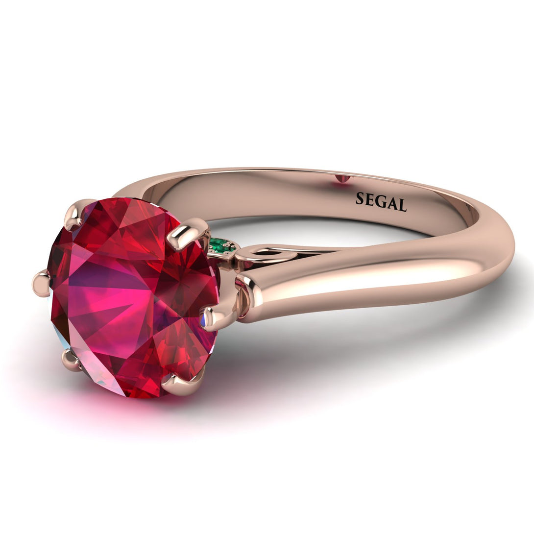 3ct Ruby Engagement Ring - June No. 26