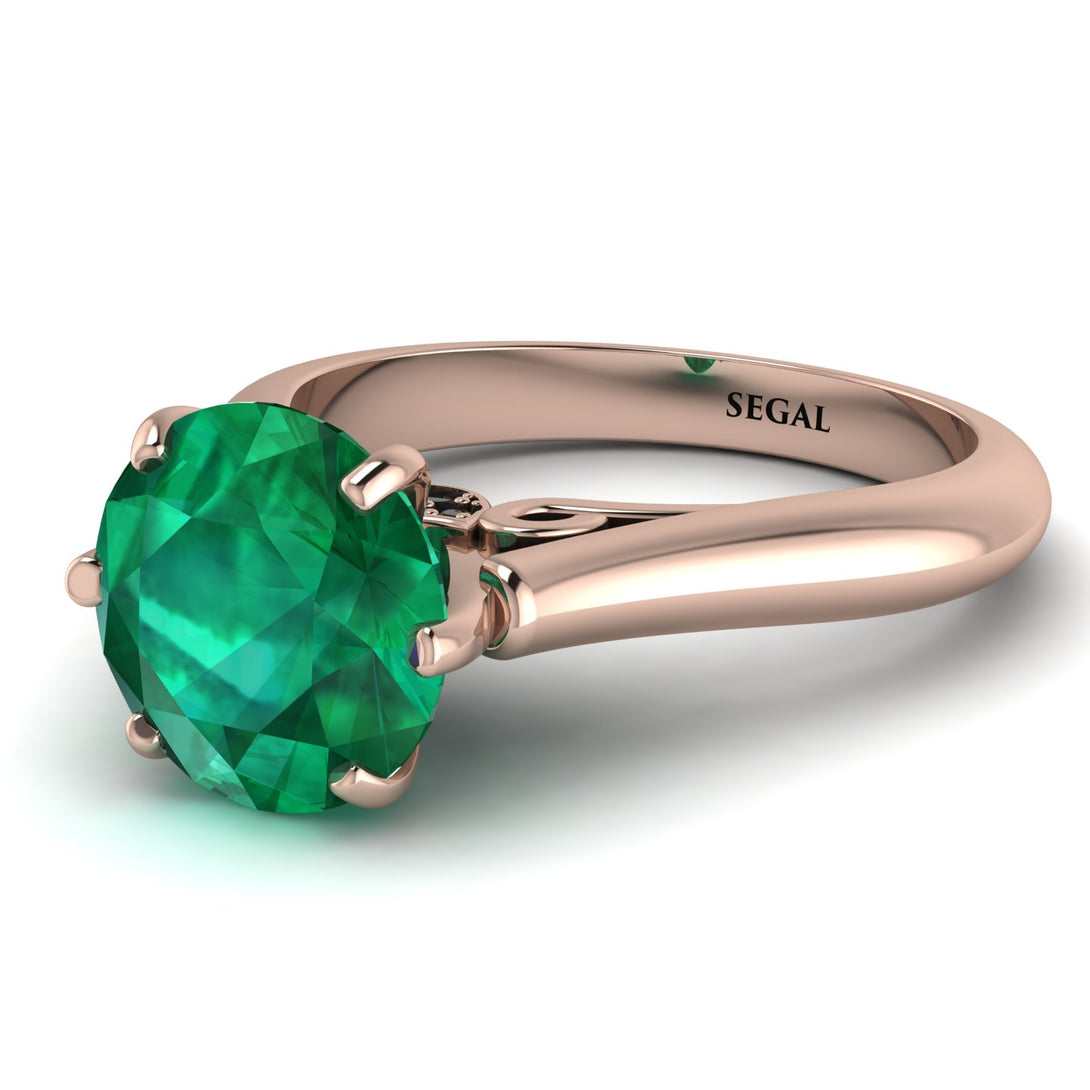 3ct Emerald Engagement Ring - June No. 35