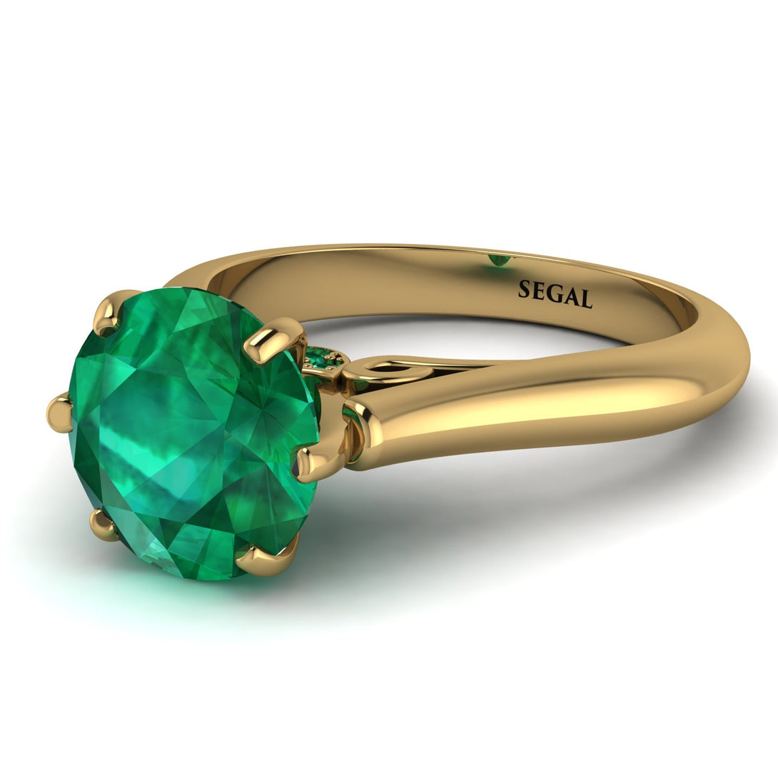 3ct Emerald Engagement Ring - June No. 19