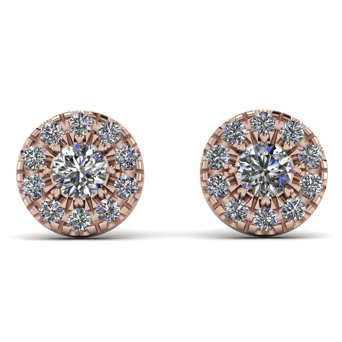 Halo Diamond Earrings - Heaven No. 2