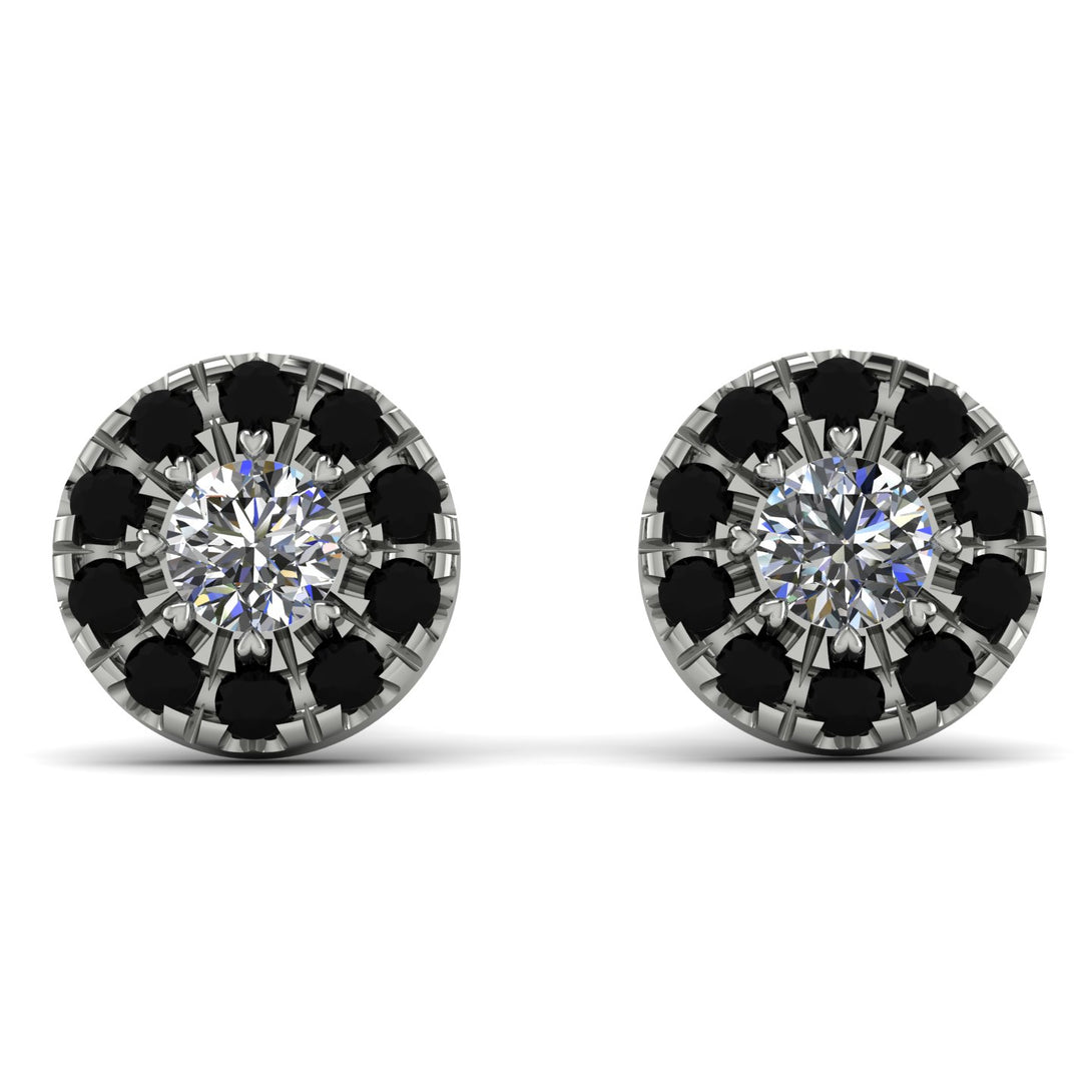 Halo Diamond Earrings - Heaven No. 33