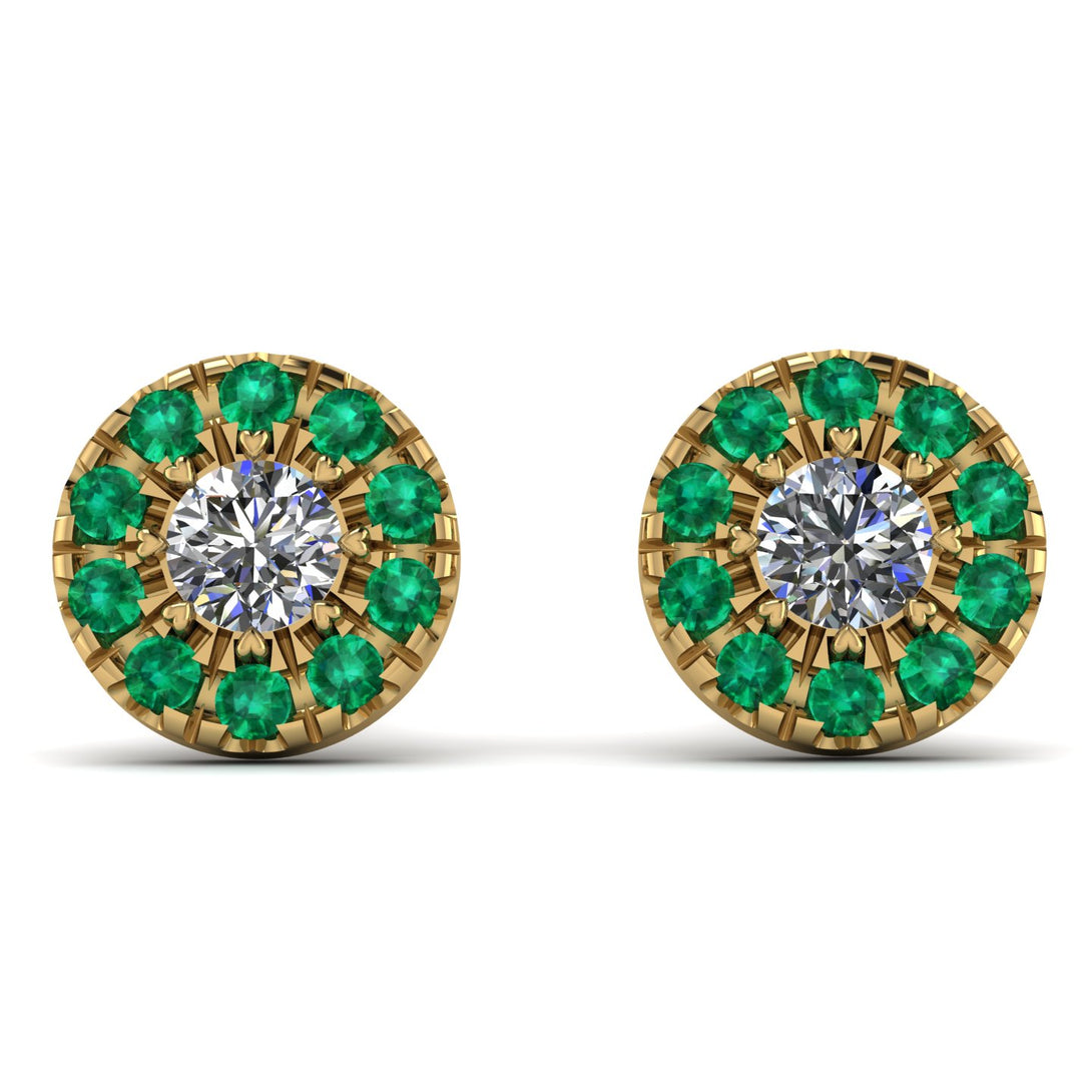 Halo Diamond Earrings - Heaven No. 16