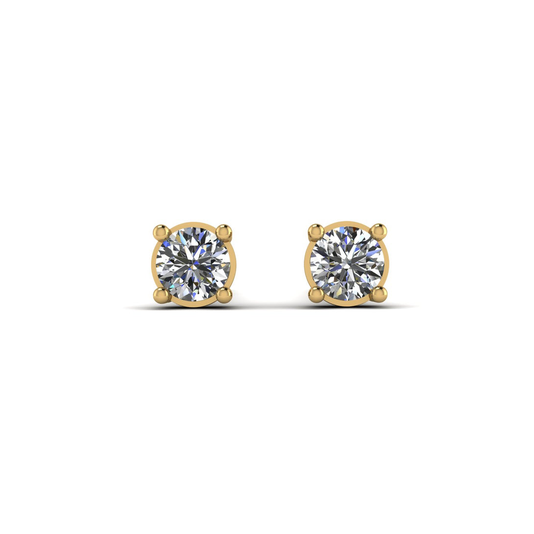 Minimalist Diamond Earrings - Myla No. 1