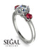 Classic 3 Stone Diamond Engagement Ring - Sofia No. 48 image 2