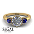 Classic 3 Stone Diamond Engagement Ring - Sofia No. 61 image 10