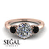 Classic 3 Stone Diamond Engagement Ring - Sofia No. 32 image 11