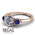 Classic 3 Stone Diamond Engagement Ring - Sofia No. 62 image 3