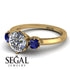 Classic 3 Stone Diamond Engagement Ring - Sofia No. 61 image 3