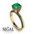 Classic Emerald Ring With A Twist - Leilani No. 64 image 10
