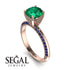 Classic Emerald Ring With A Twist - Leilani No. 65 image 10