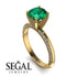 Classic Emerald Ring With A Twist - Leilani No. 4 image 10