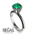 Classic Emerald Ring With A Twist - Leilani No. 36 image 10