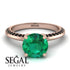 Classic Emerald Ring With A Twist - Leilani No. 35 image 2