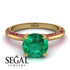 Classic Emerald Ring With A Twist - Leilani No. 49 image 2