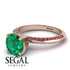 Classic Emerald Ring With A Twist - Leilani No. 50 image 3