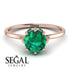 Classic Emerald Ring With Hidden Stones - Elliana No. 5 image 2
