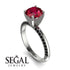 Classic Ruby Ring With A Twist - Leilani No. 42 image 10