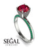 Classic Ruby Ring With A Twist - Leilani No. 27 image 10