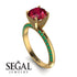 Classic Ruby Ring With A Twist - Leilani No. 25 image 10