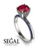 Classic Ruby Ring With A Twist - Leilani No. 72 image 10