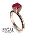 Classic Ruby Ring With A Twist - Leilani No. 41 image 10