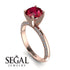 Classic Ruby Ring With A Twist - Leilani No. 11 image 10