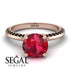 Classic Ruby Ring With A Twist - Leilani No. 41 image 2