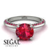Classic Ruby Ring With A Twist - Leilani No. 57 image 2