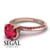 Classic Ruby Ring With A Twist - Leilani No. 56 image 3