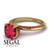 Classic Ruby Ring With A Twist - Leilani No. 55 image 3