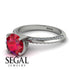 Classic Ruby Ring With A Twist - Leilani No. 12 image 3