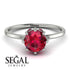 Classic Ruby Ring With Hidden Stones - Elliana No. 12 image 2