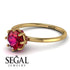Classic Ruby Ring With Hidden Stones - Elliana No. 10 image 3