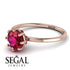 Classic Ruby Ring With Hidden Stones - Elliana No. 11 image 3